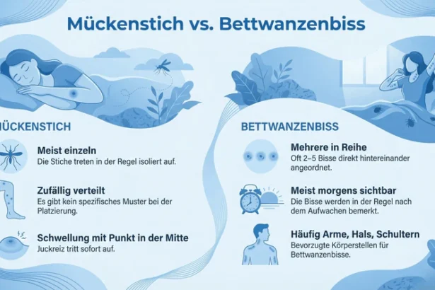 mückenstich oder bettwanze