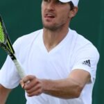 Mischa Zverev, Evgenias Ehemann, auf einem Tennisfoto von 2016